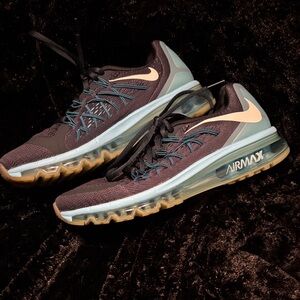 Nike Air Max Black and Blue Sneakers